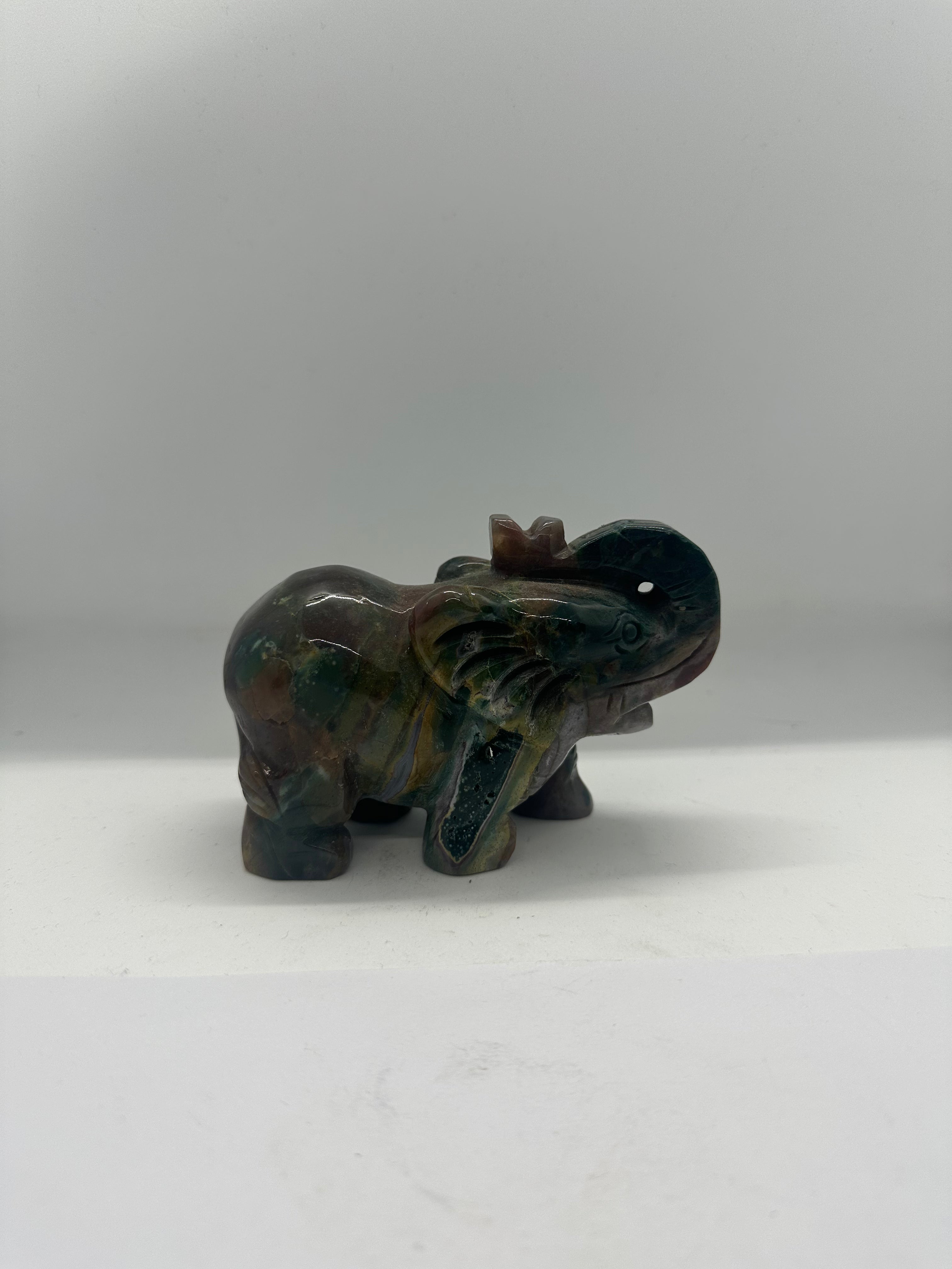 Ocean Jasper Elephant – 589g