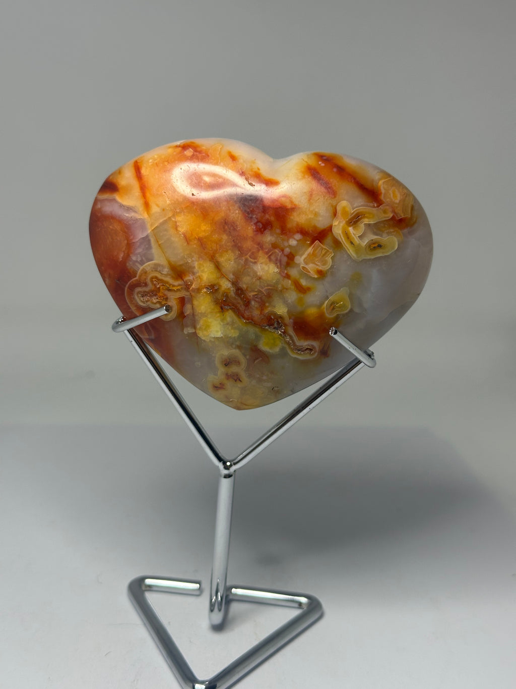 Carnelian Heart Carving – 175g
