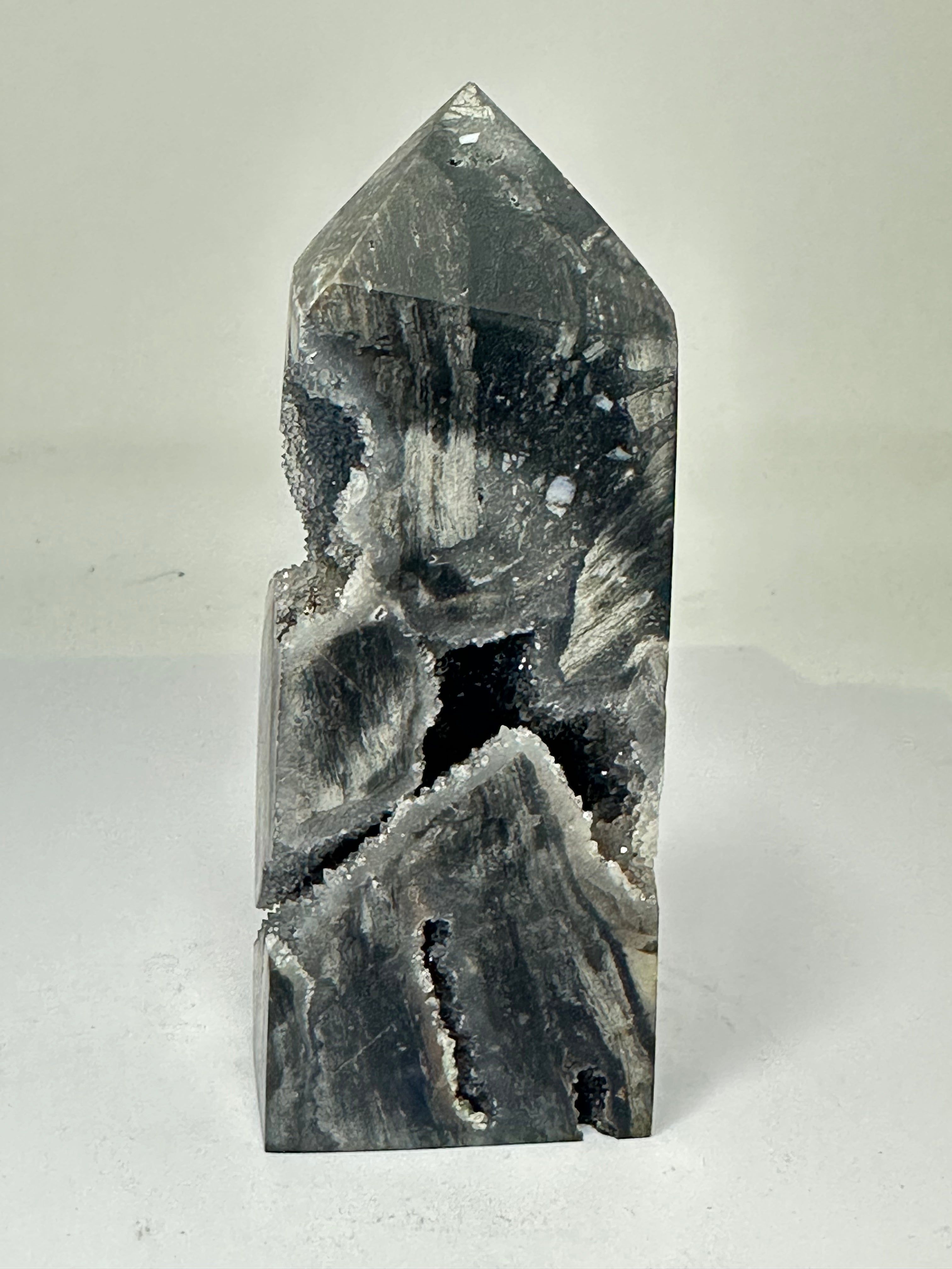 Sphalerite Tower with Druzy – 230g