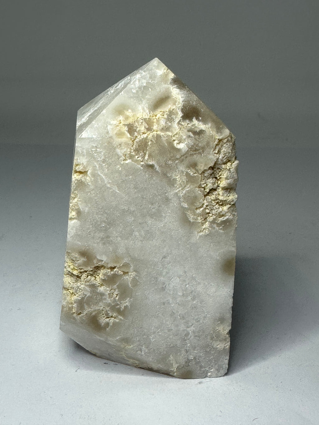 Raw Druzy Quartz Tower – 146g