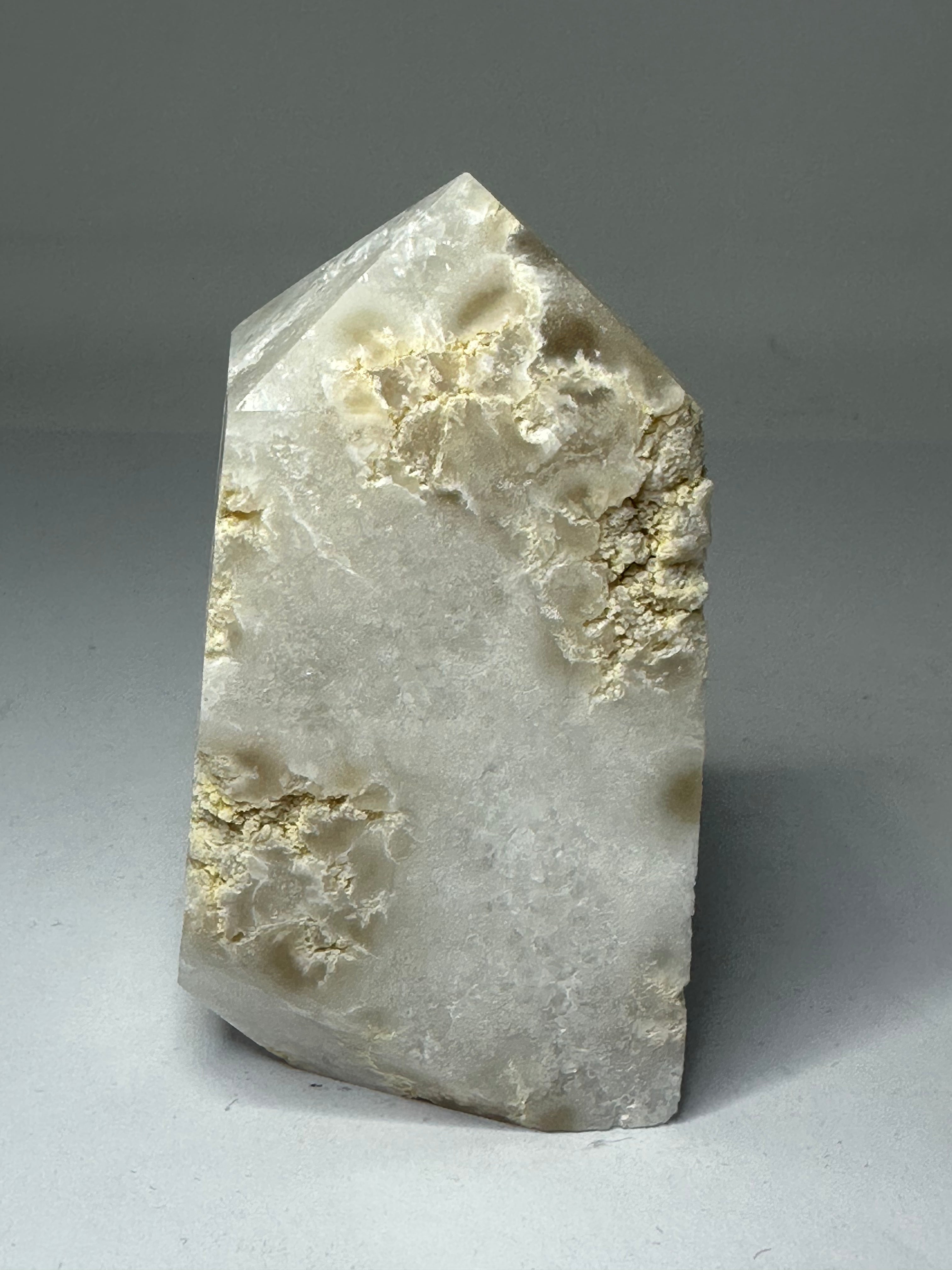 Raw Druzy Quartz Tower – 146g