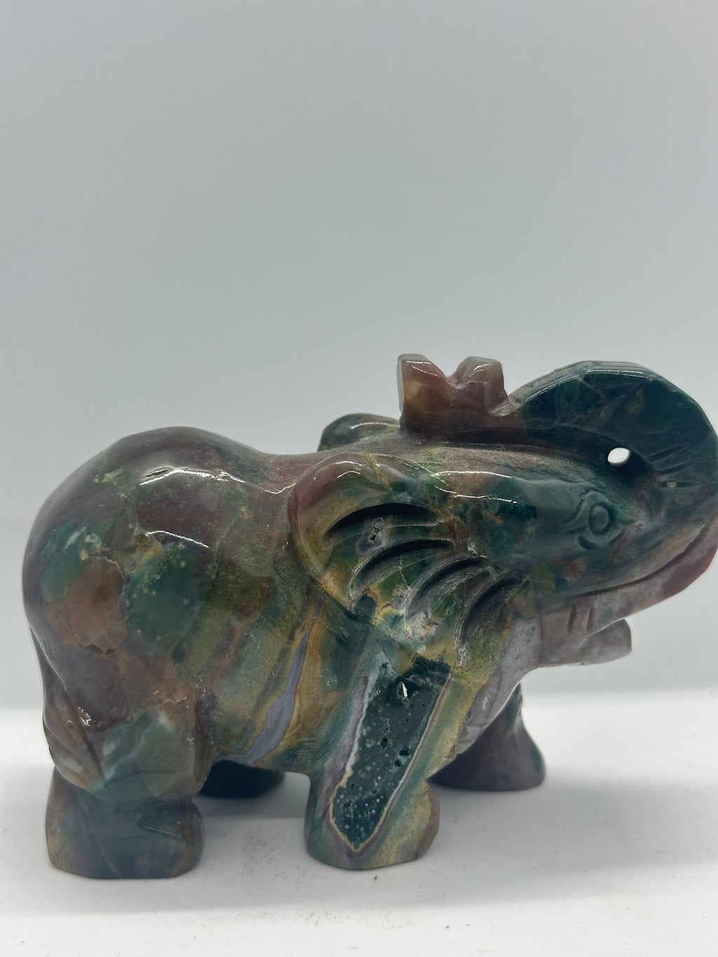 Ocean Jasper Elephant – 589g