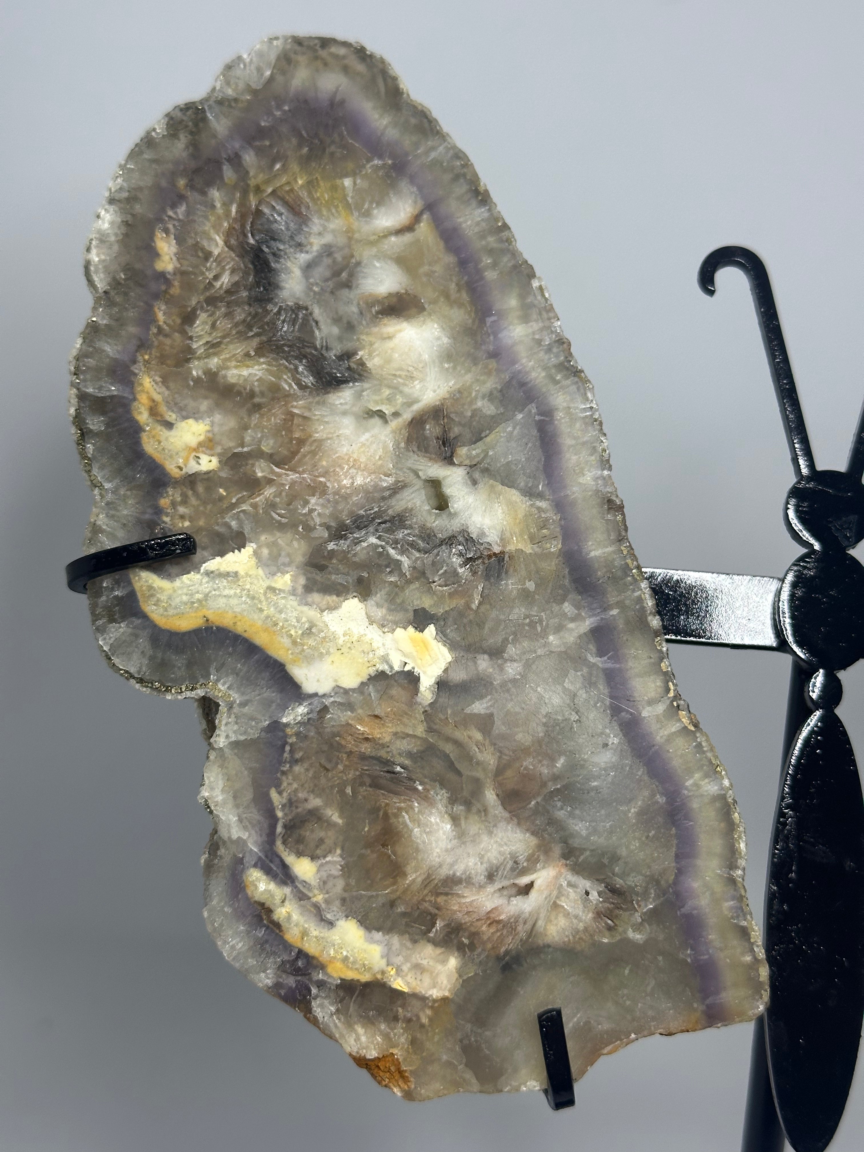 Fluorite Butterfly Wings on Stand – 850g
