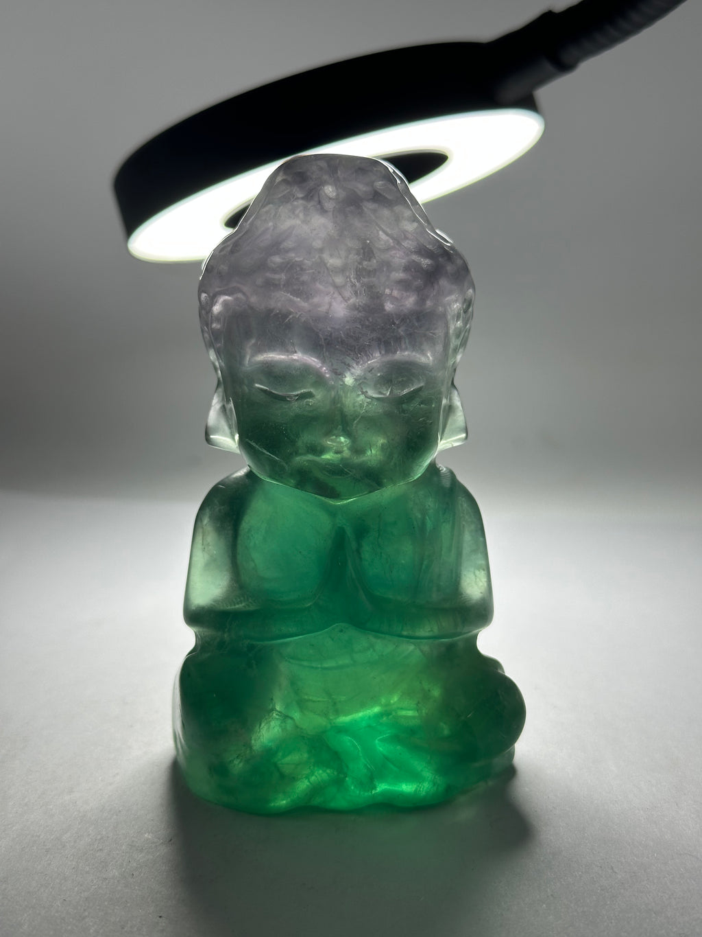 Fluorite Buddha Carving – 365g