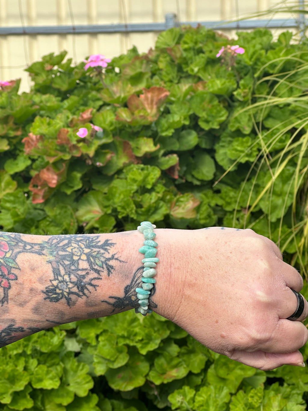 Amazonite Chip Bracelet