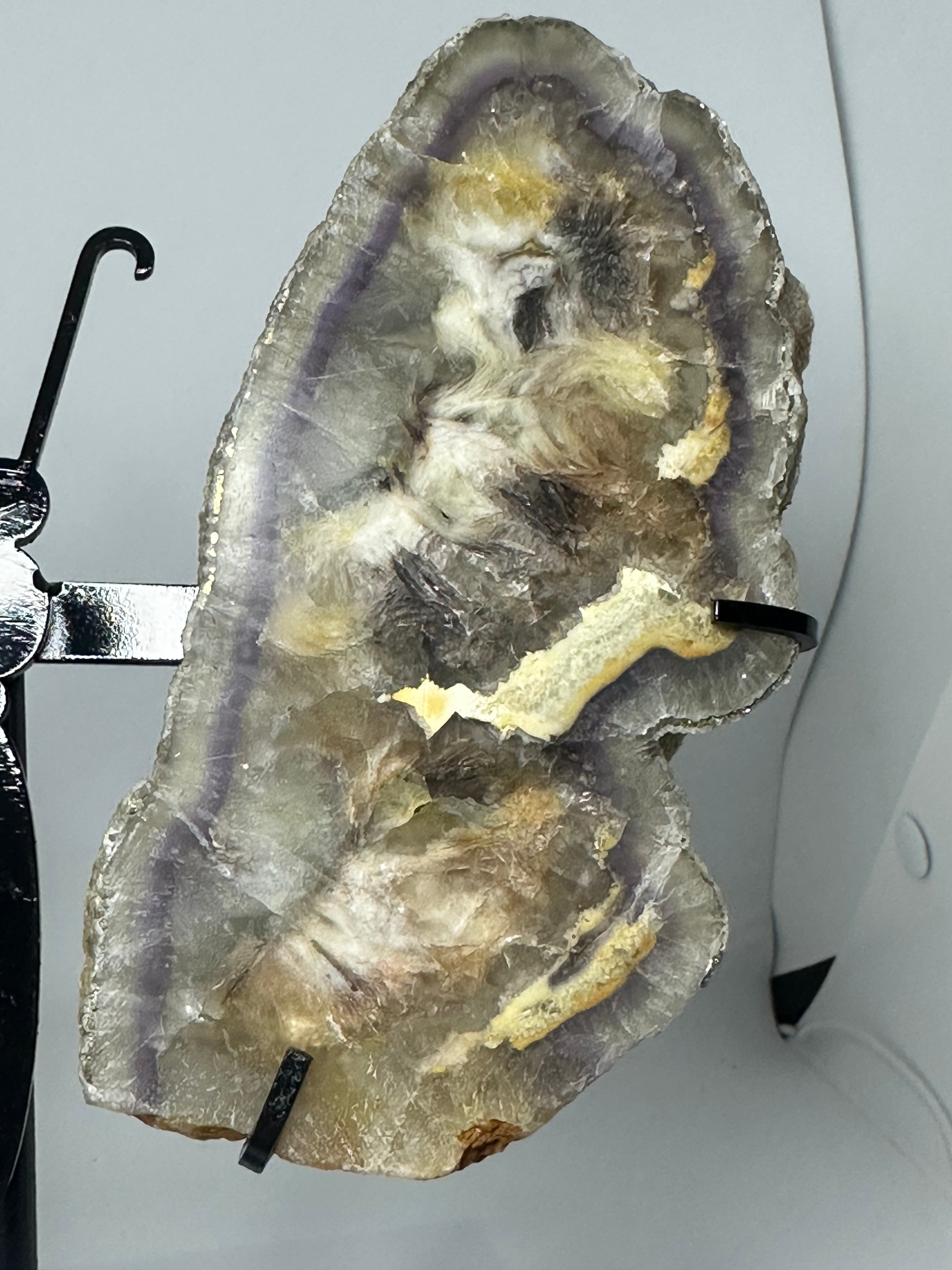 Fluorite Butterfly Wings on Stand – 850g