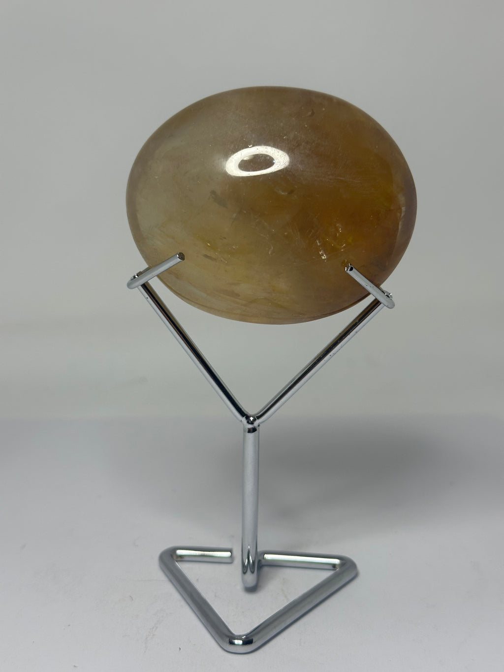 Golden Healer Palm Stone on Stand – 195g
