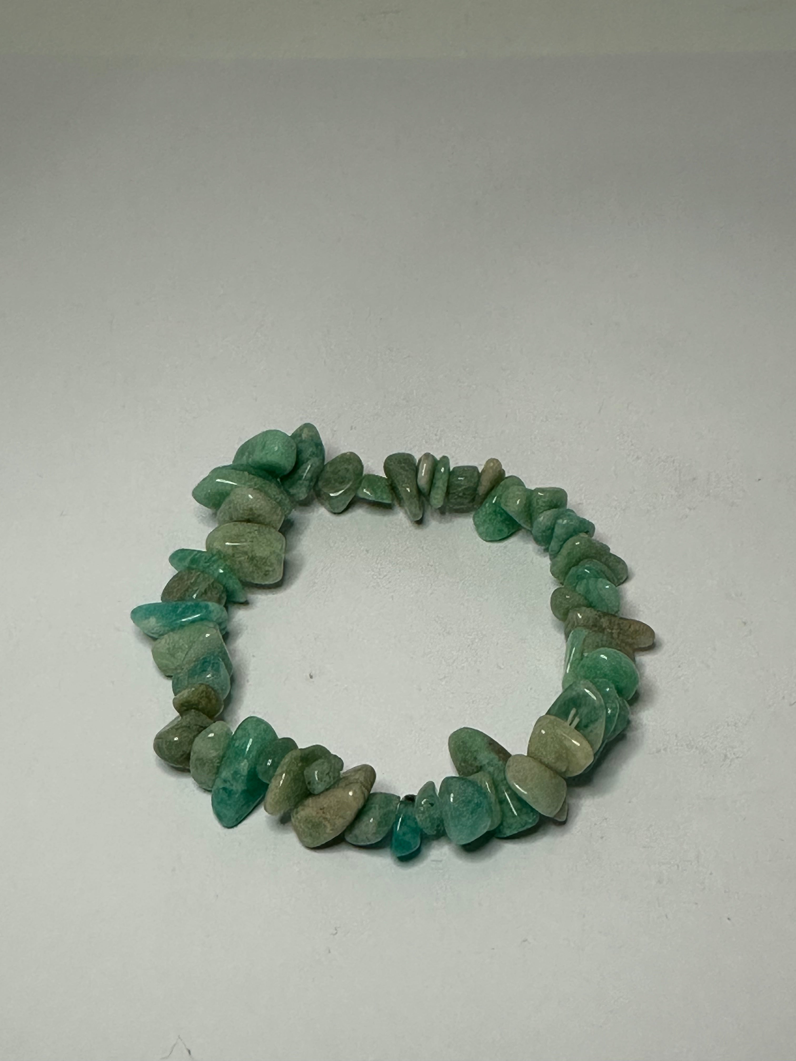 Amazonite Chip Bracelet