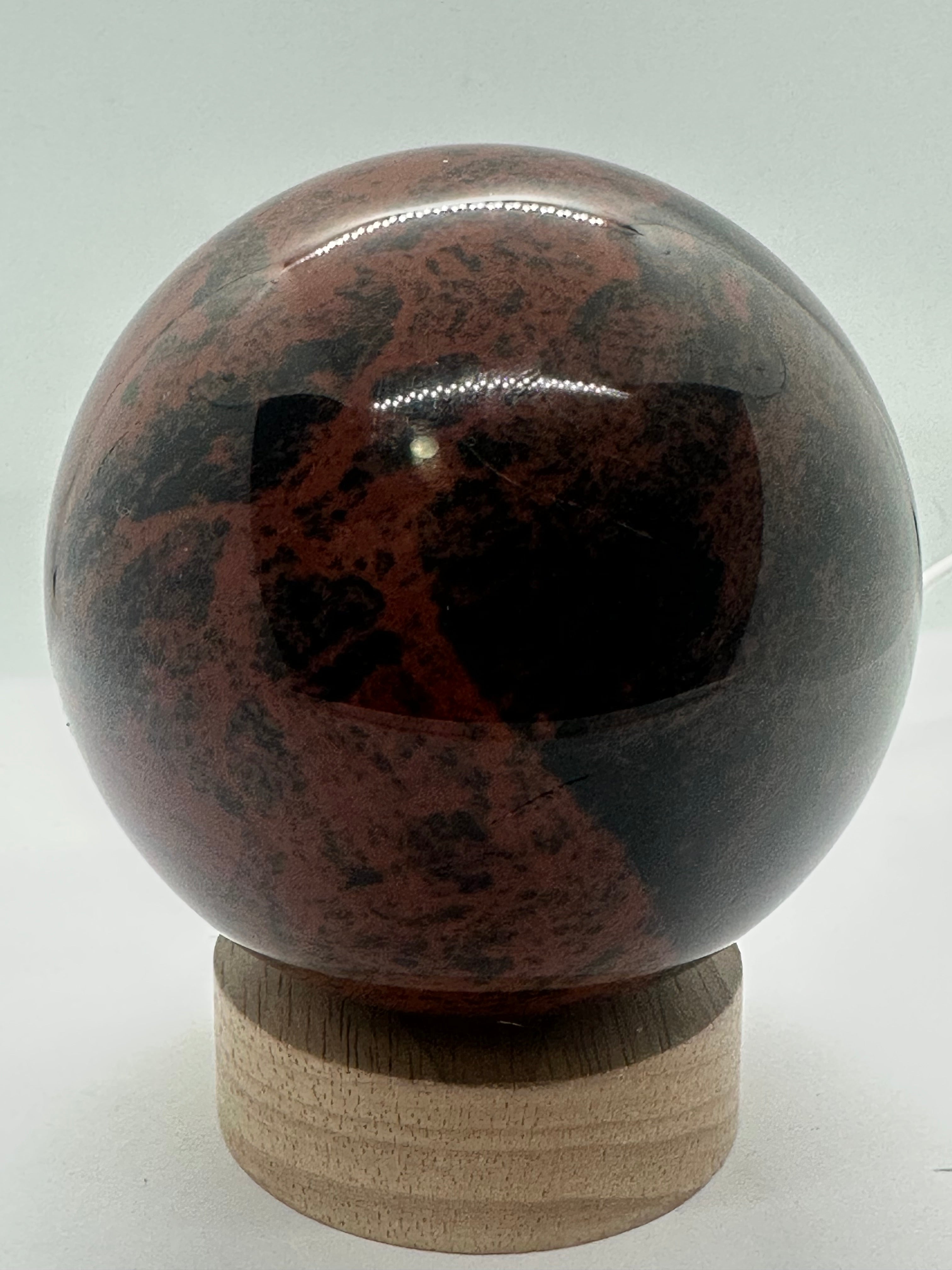 Mahogany Obsidian Sphere – 93mm / 976g