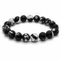 Black Orca Agate Bracelet – 10mm