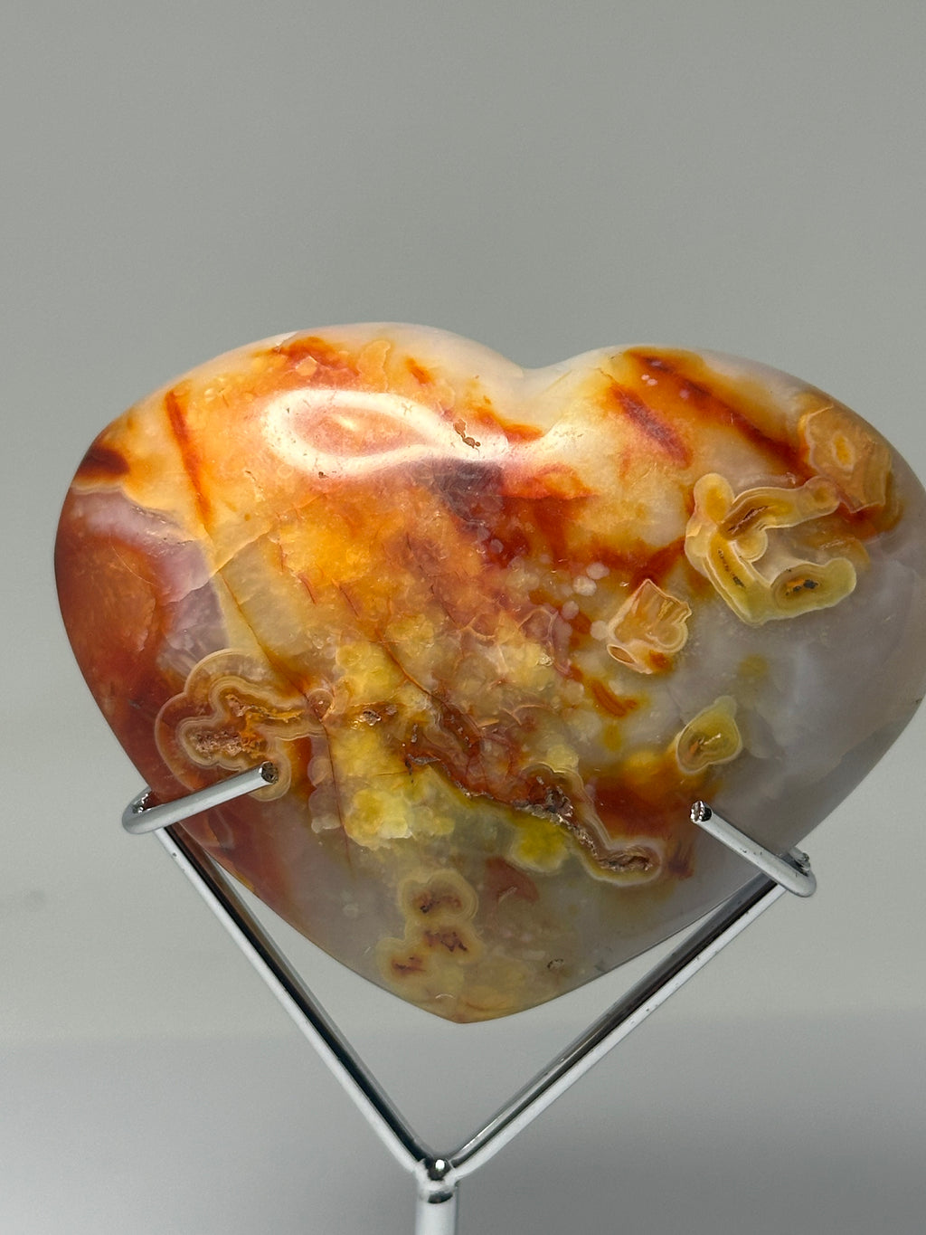 Carnelian Heart Carving – 175g