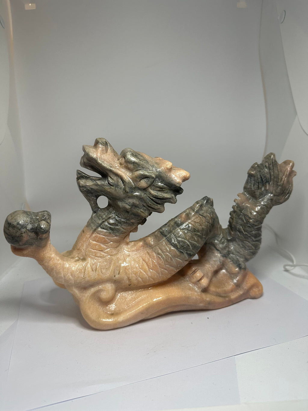 Sunstone Dragon Carving – 3.2kg