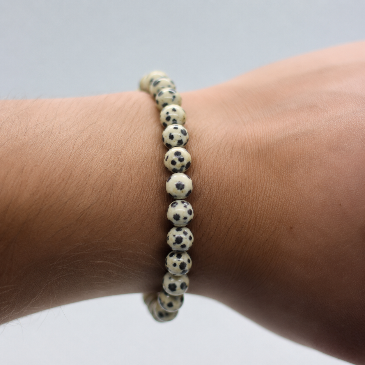 Dalmatian Jasper Bracelet – 8mm