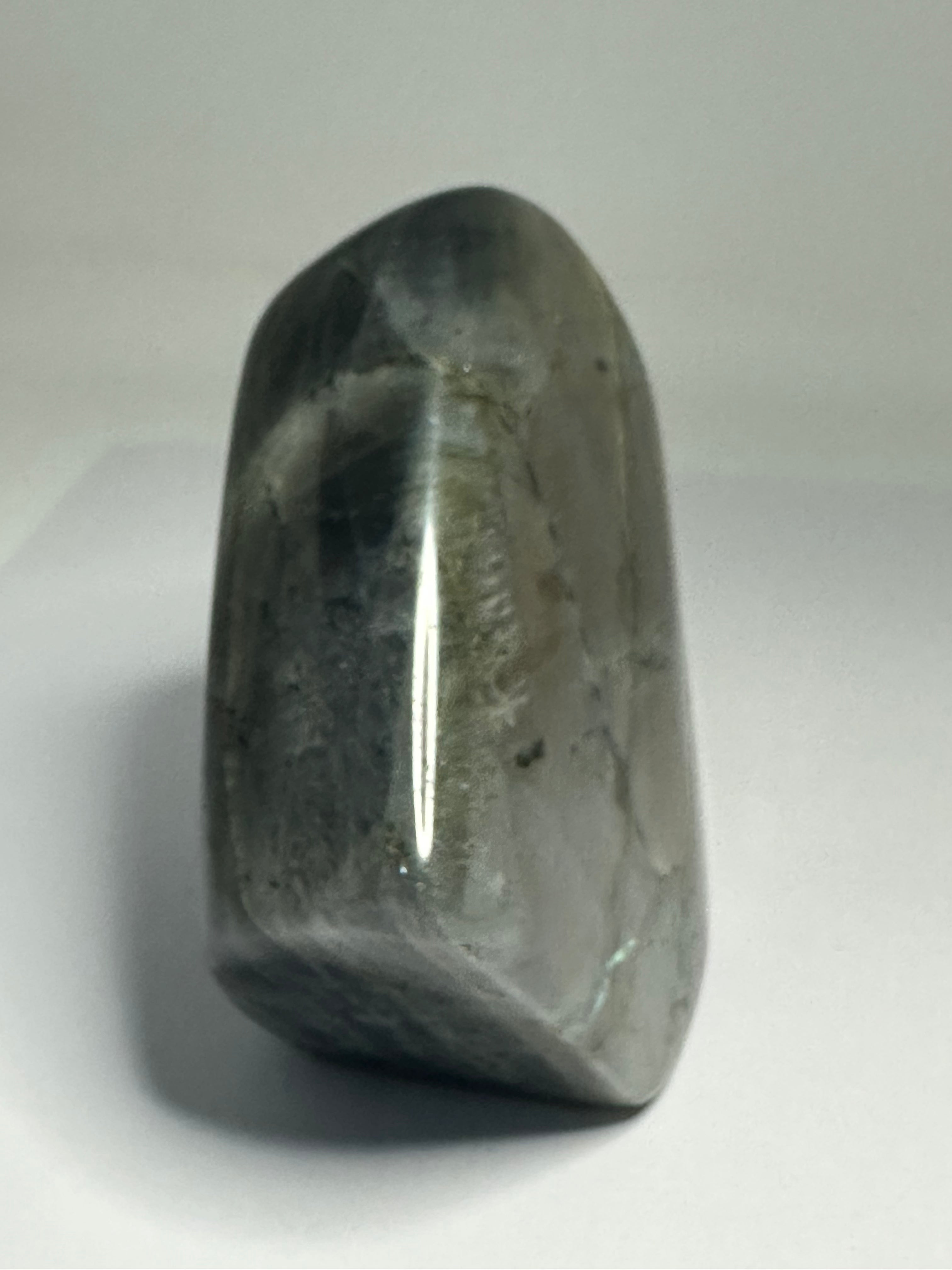 Polished labradorite freeform, 512g, shown from another angle