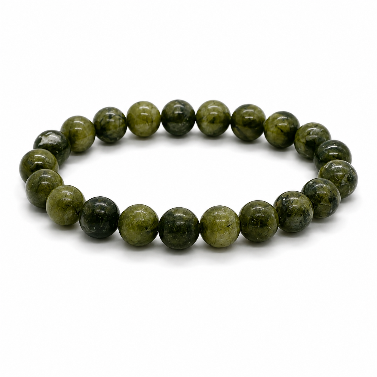 Green Jade Bracelet – 10mm