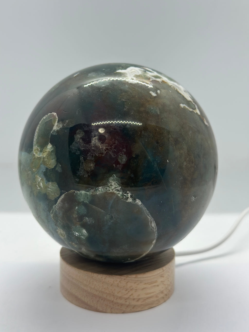 Ocean Jasper Sphere – 98mm / 1.3kg