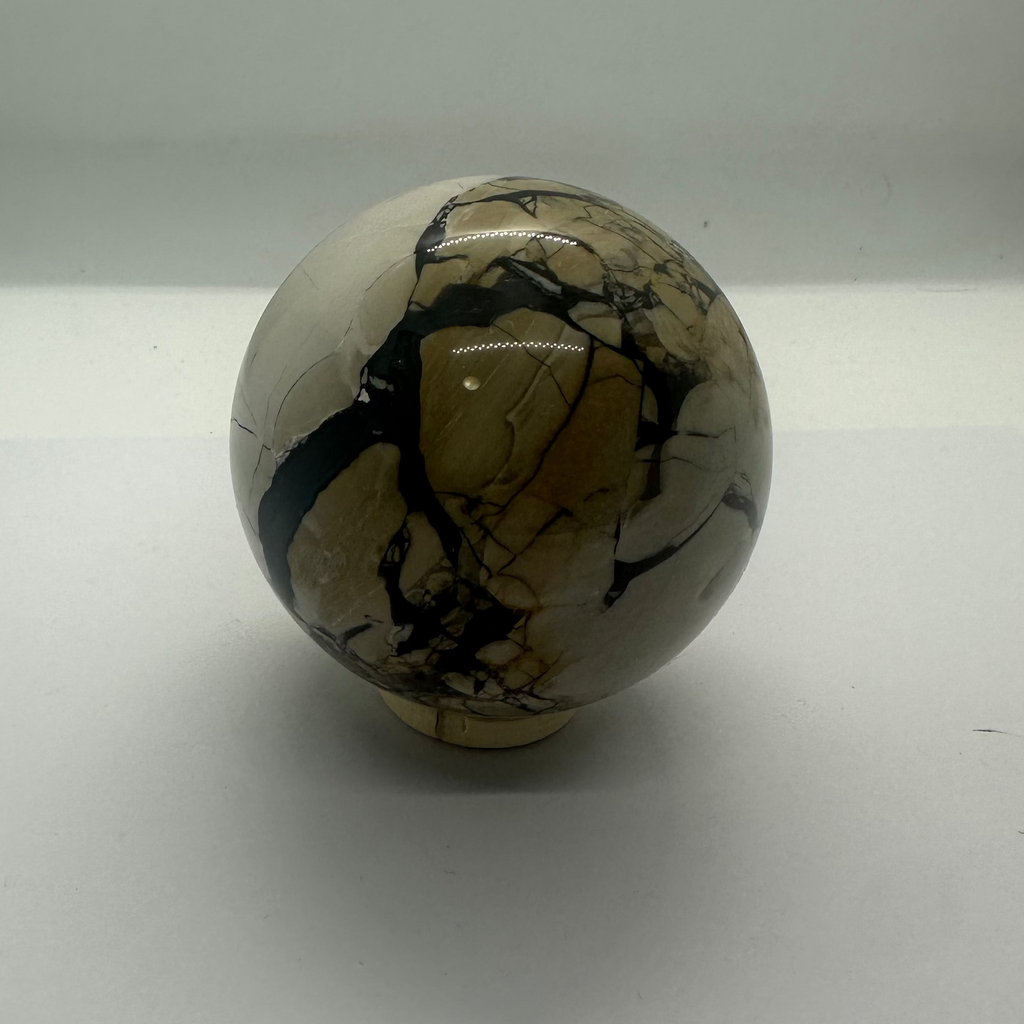 Volcanic Agate Sphere – 70mm / 449g