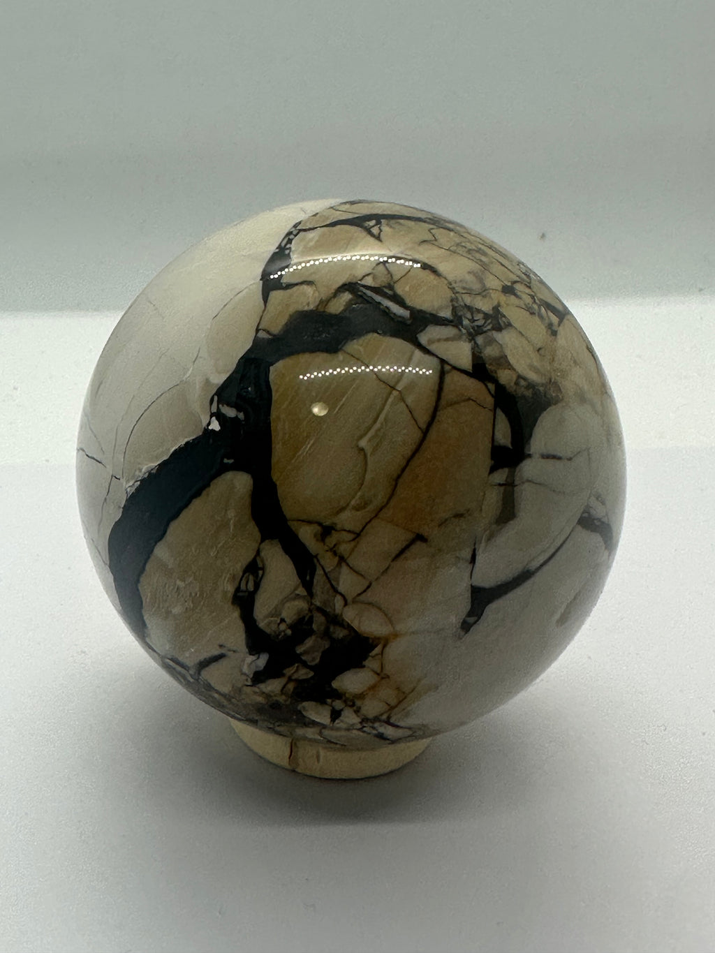 Volcanic Agate Sphere – 70mm / 449g
