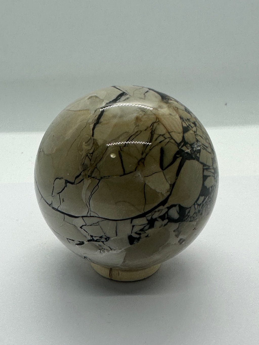 Volcanic Agate Sphere – 70mm / 449g