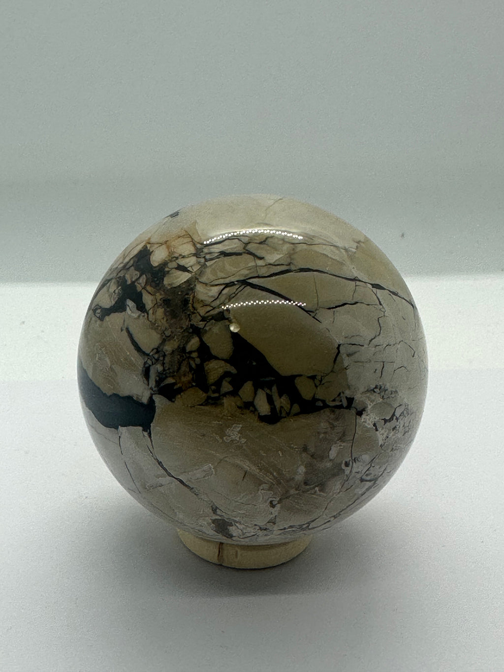 Volcanic Agate Sphere – 70mm / 449g