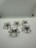 Silver metal sphere holder 20g