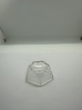 Clear plastic sphere holder 50mm