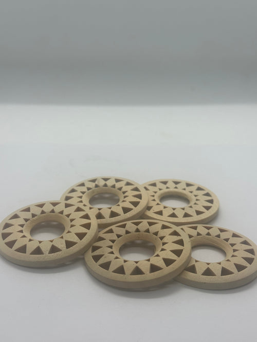 Wooden sphere holder, 4g, shown from another angle