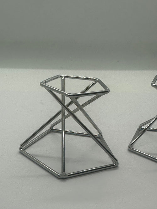 Metal sphere holder, 35mm diameter, shown from another angle