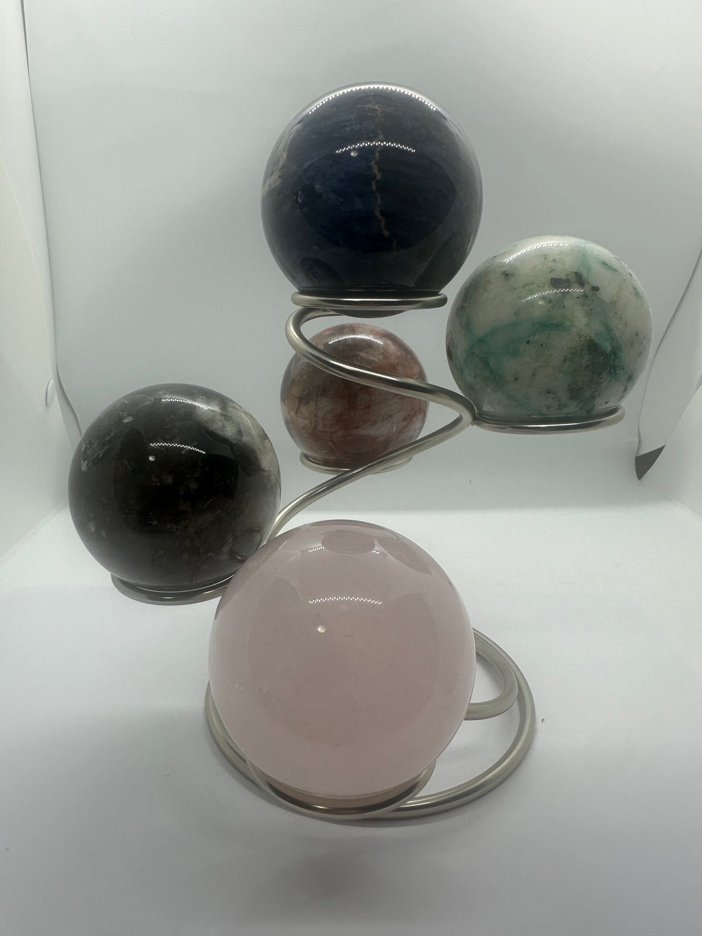 Metal 5 sphere holder 198g