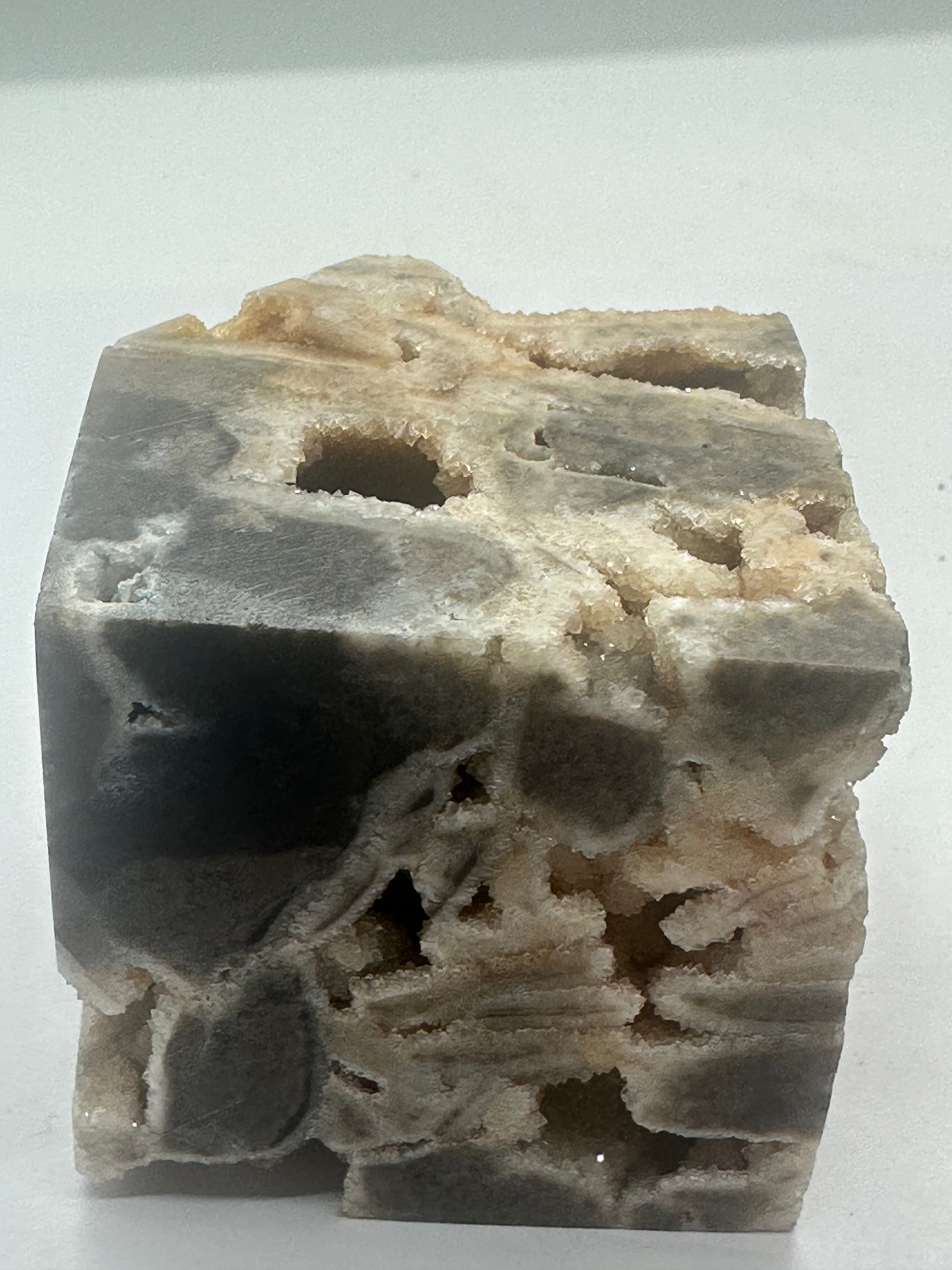 Sphalerite Cube with Natural Druzy