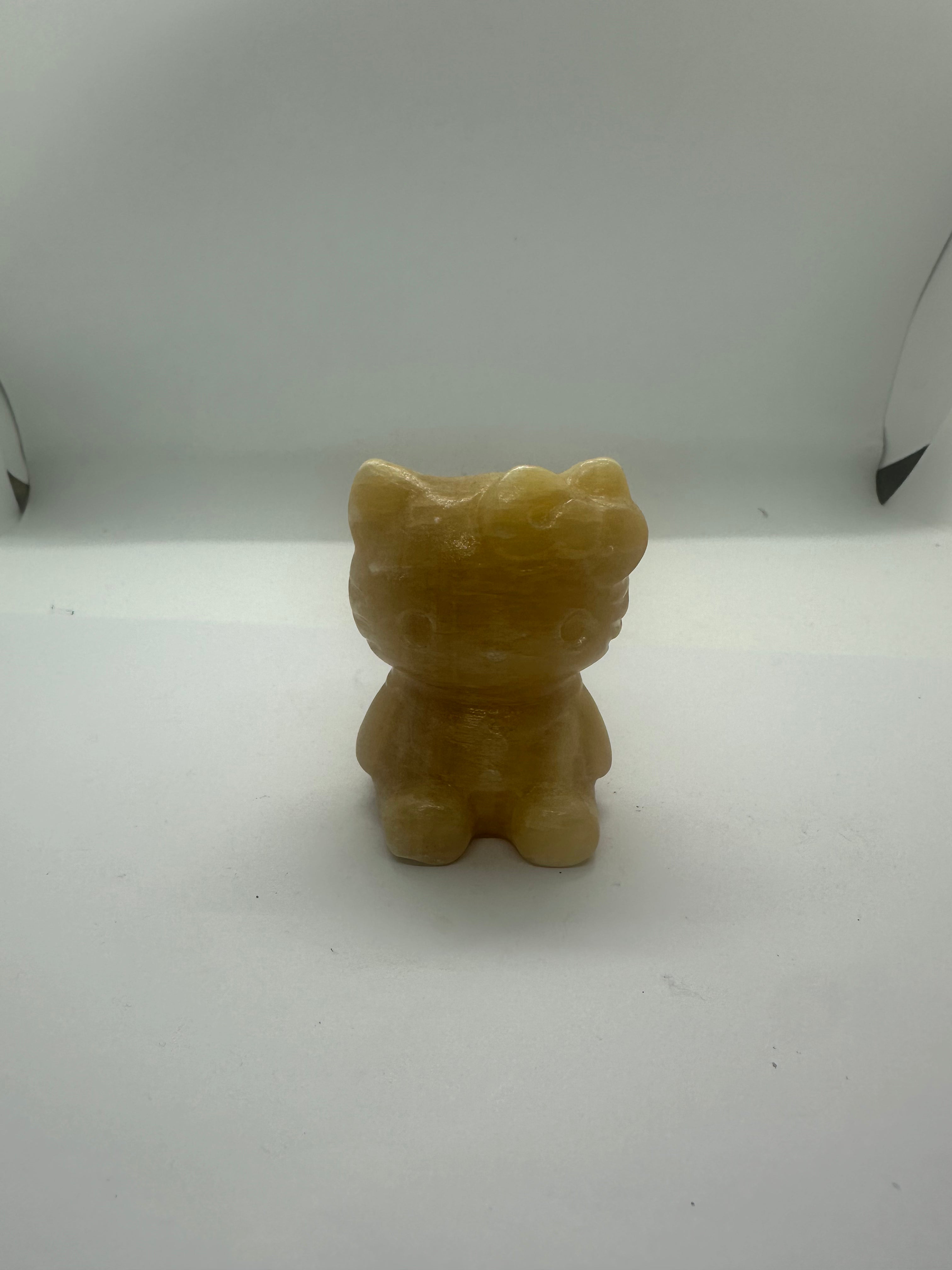 Orange Calcite Carving