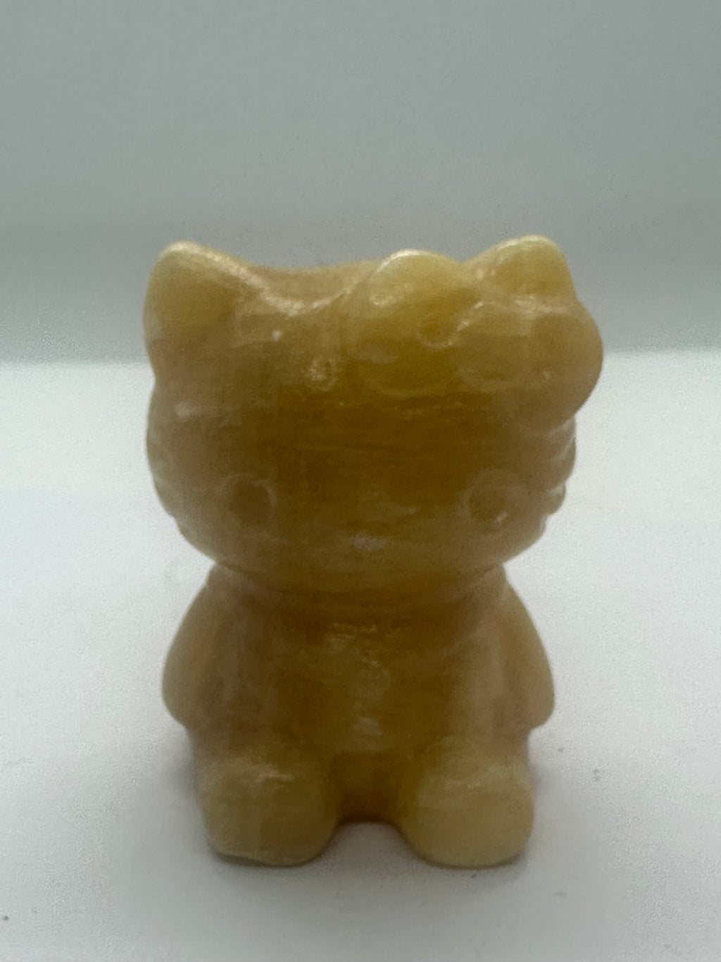 Orange Calcite Carving