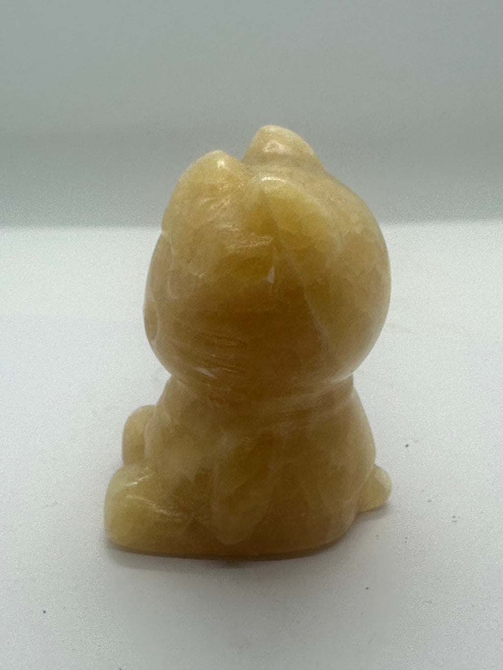 Orange Calcite Carving