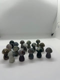 Moss Agate Mushroom – 38mm / 12g