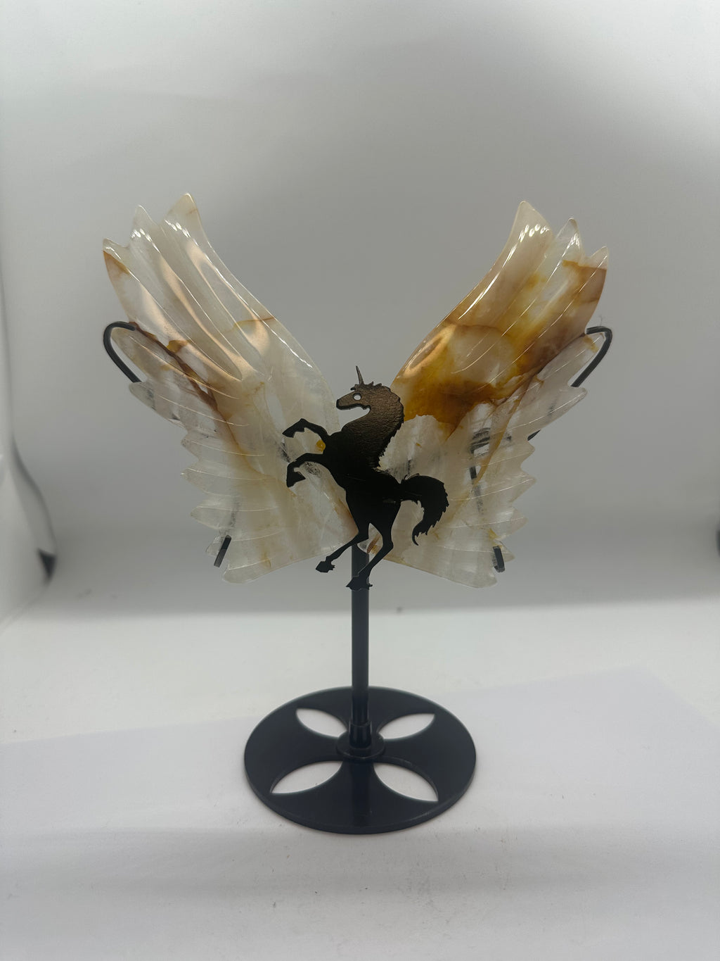 Golden Healer Unicorn Set on Stand – 315g