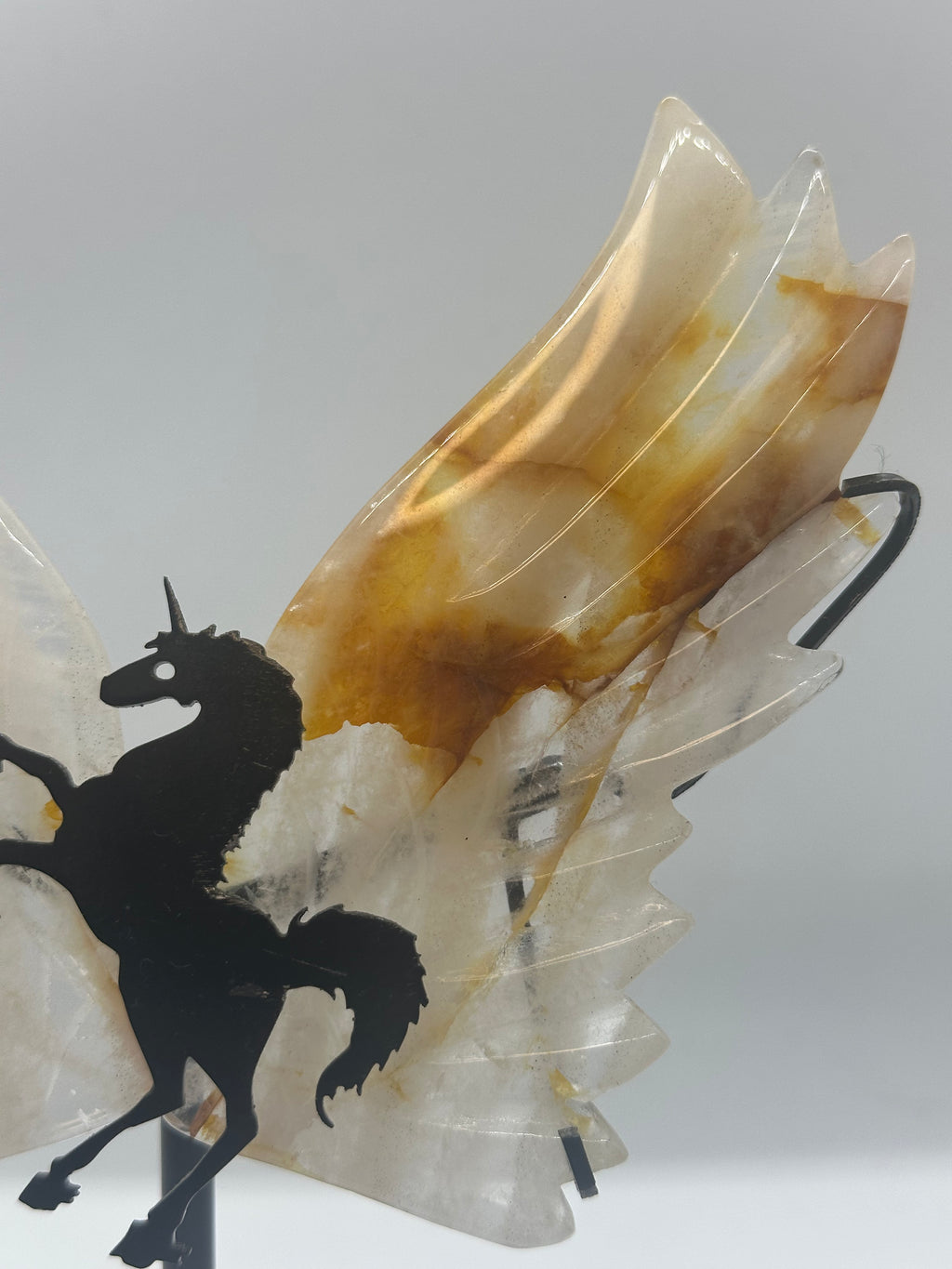 Golden Healer Unicorn Set on Stand – 315g