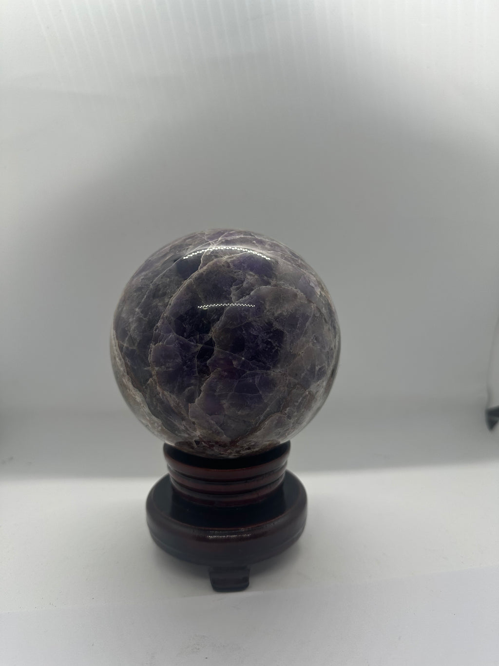 Amethyst Agate Sphere – 1.92kg (110mm Diameter)