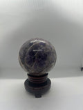 Amethyst Agate Sphere – 1.92kg (110mm Diameter)