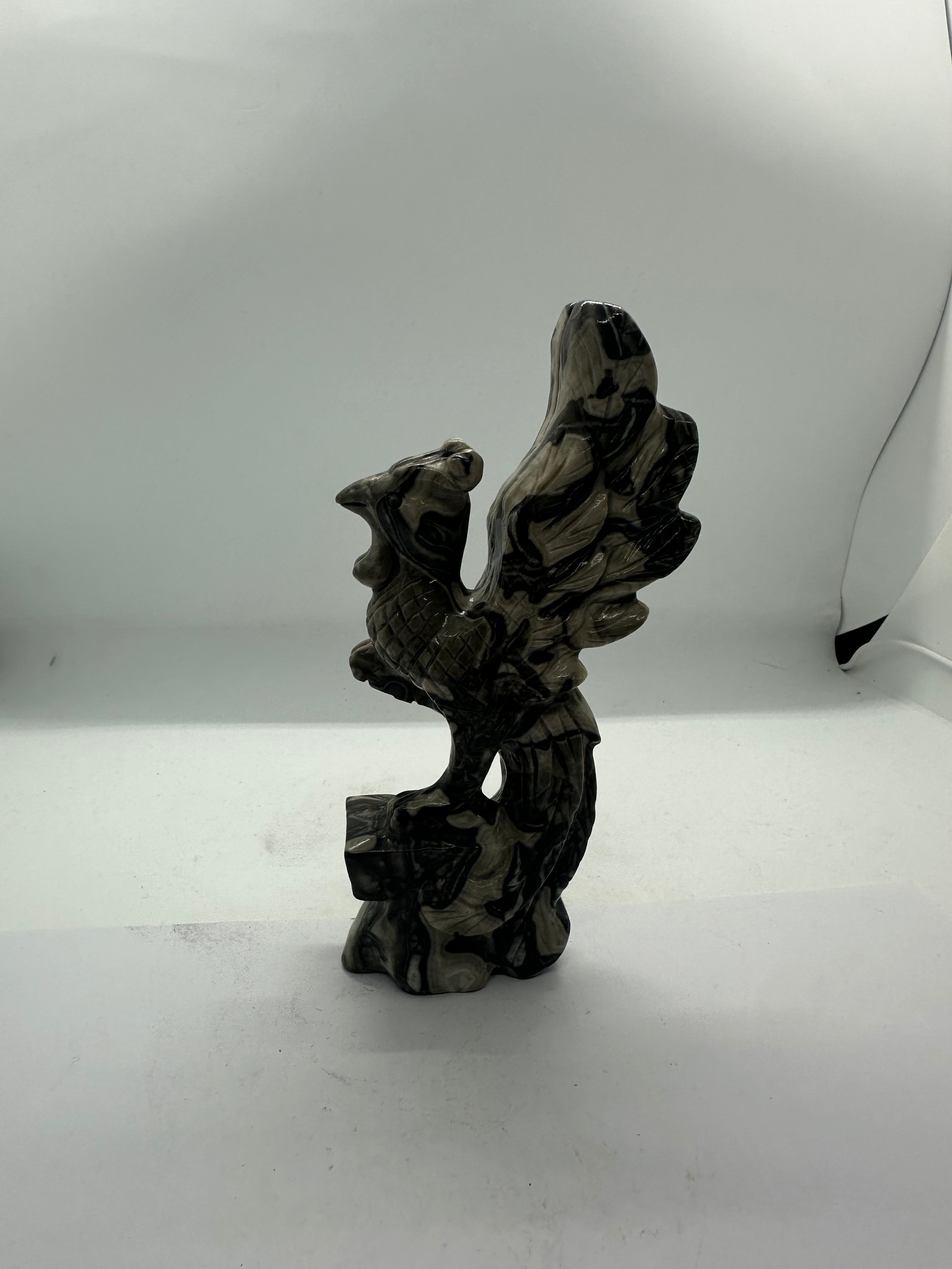 Picasso Jasper Phoenix Carving – 330g