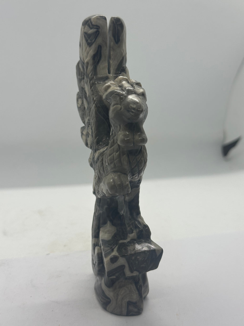 Picasso Jasper Phoenix Carving – 330g
