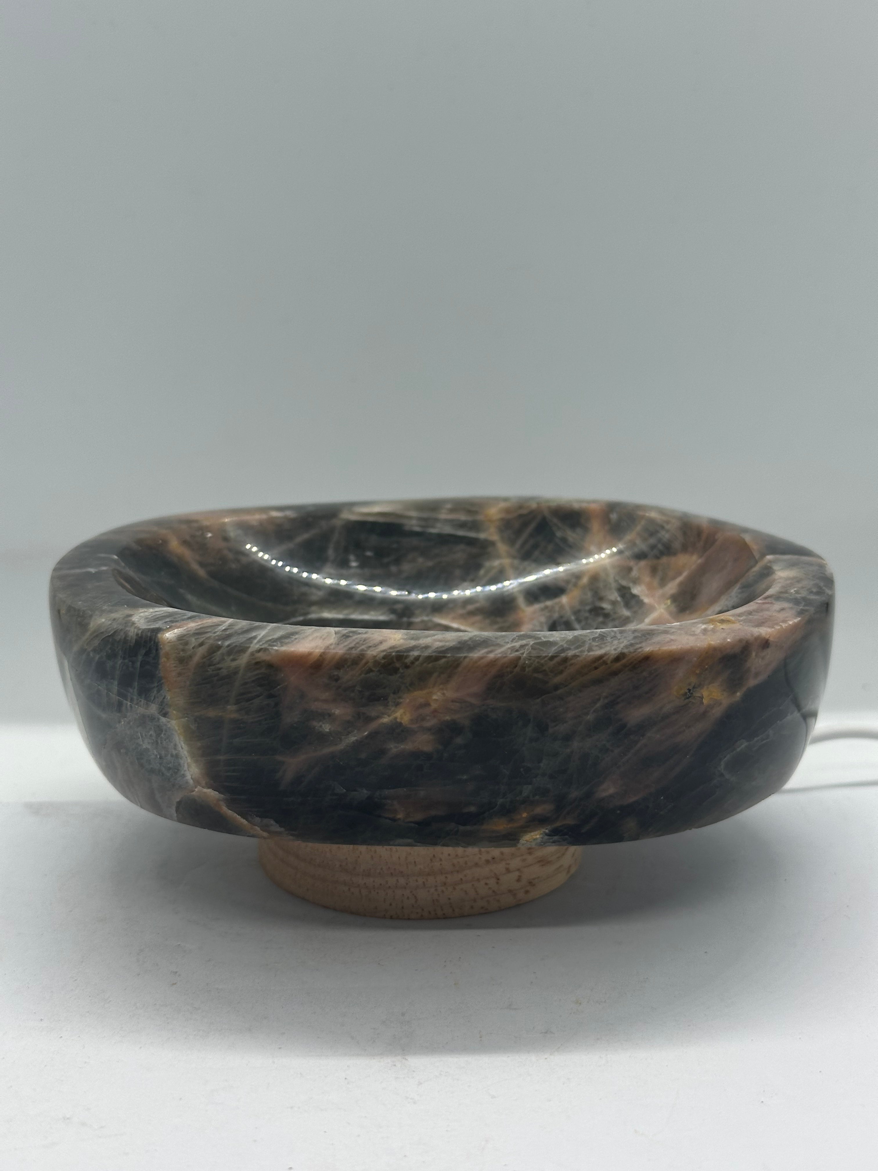 Black Moonstone Bowl