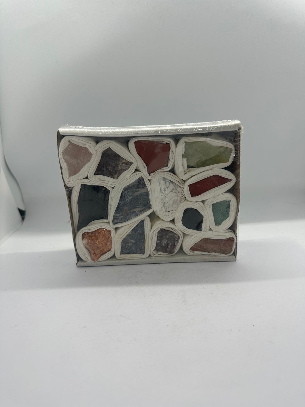 Mixed Raw Stone Collection in Display Box