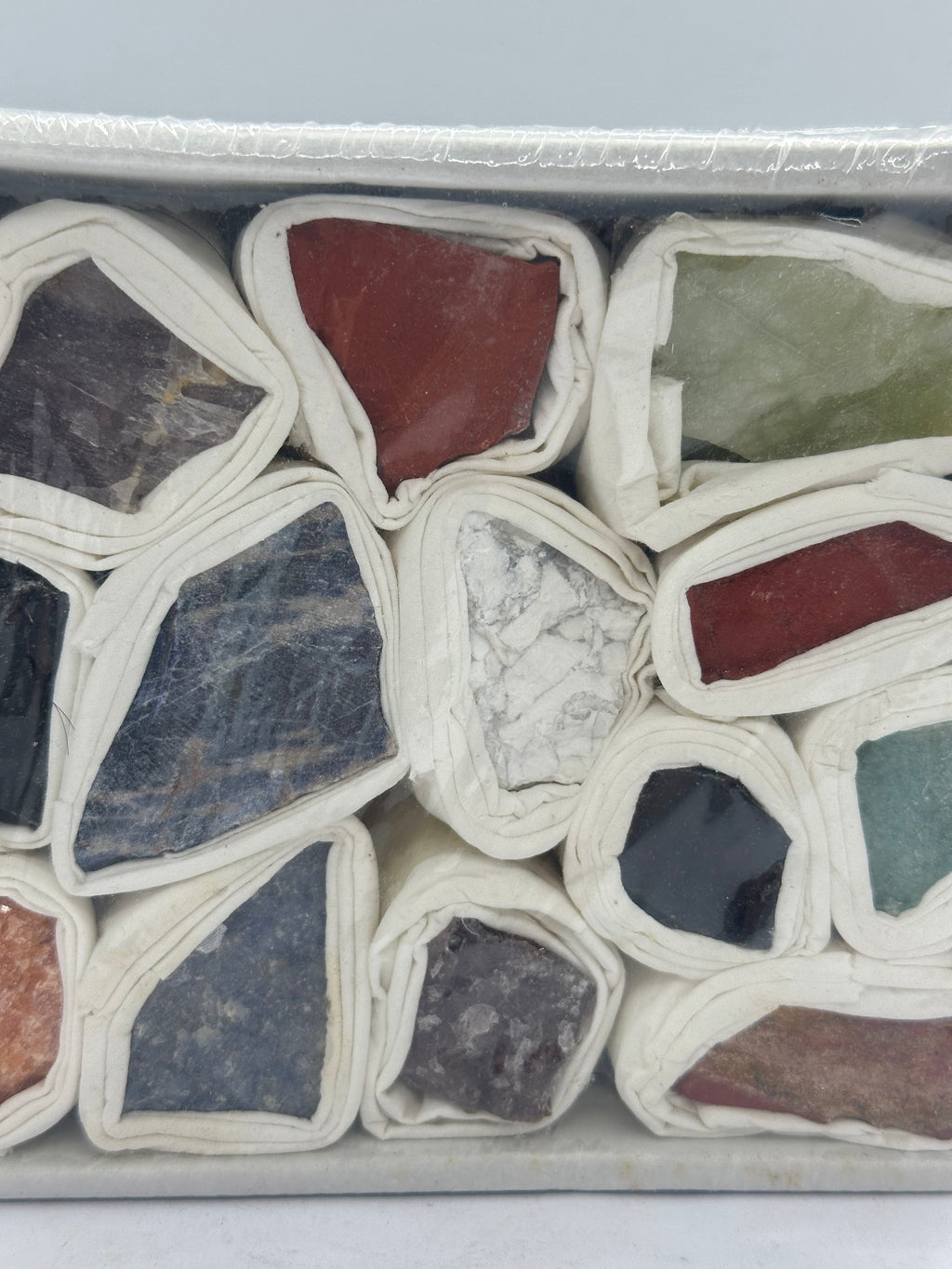 Mixed Raw Stone Collection in Display Box