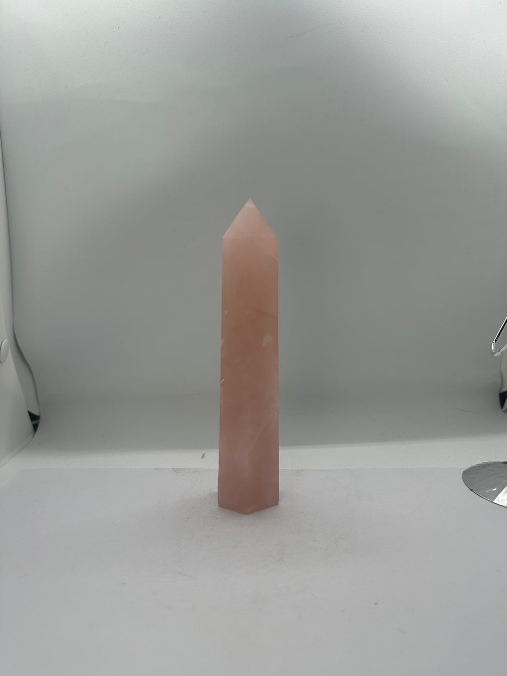 Rose quartz tower 338g