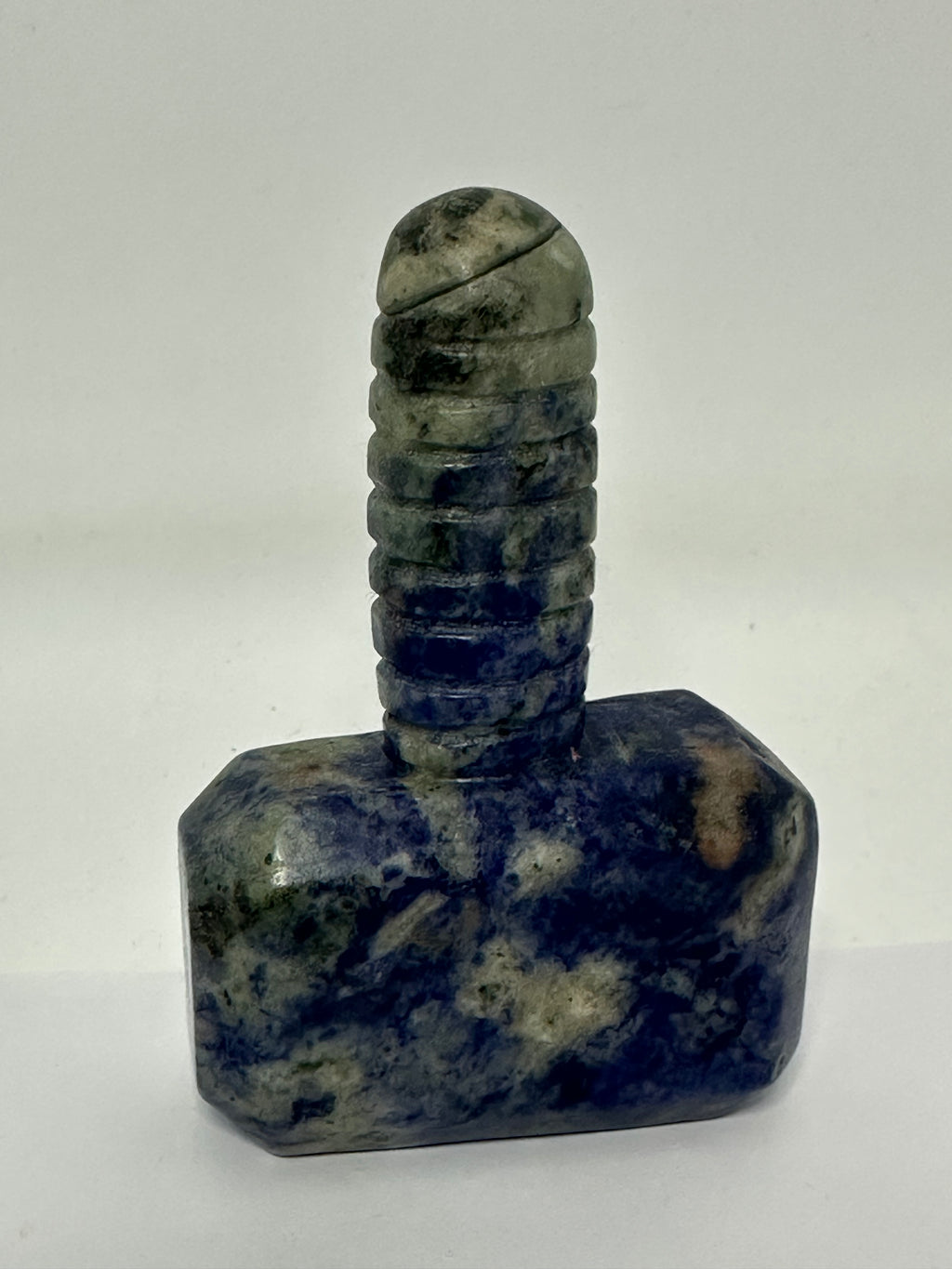 Sodalite Hammer Carving