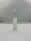 Clear quartz tower