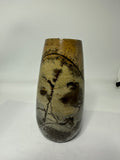 Picture stone vase