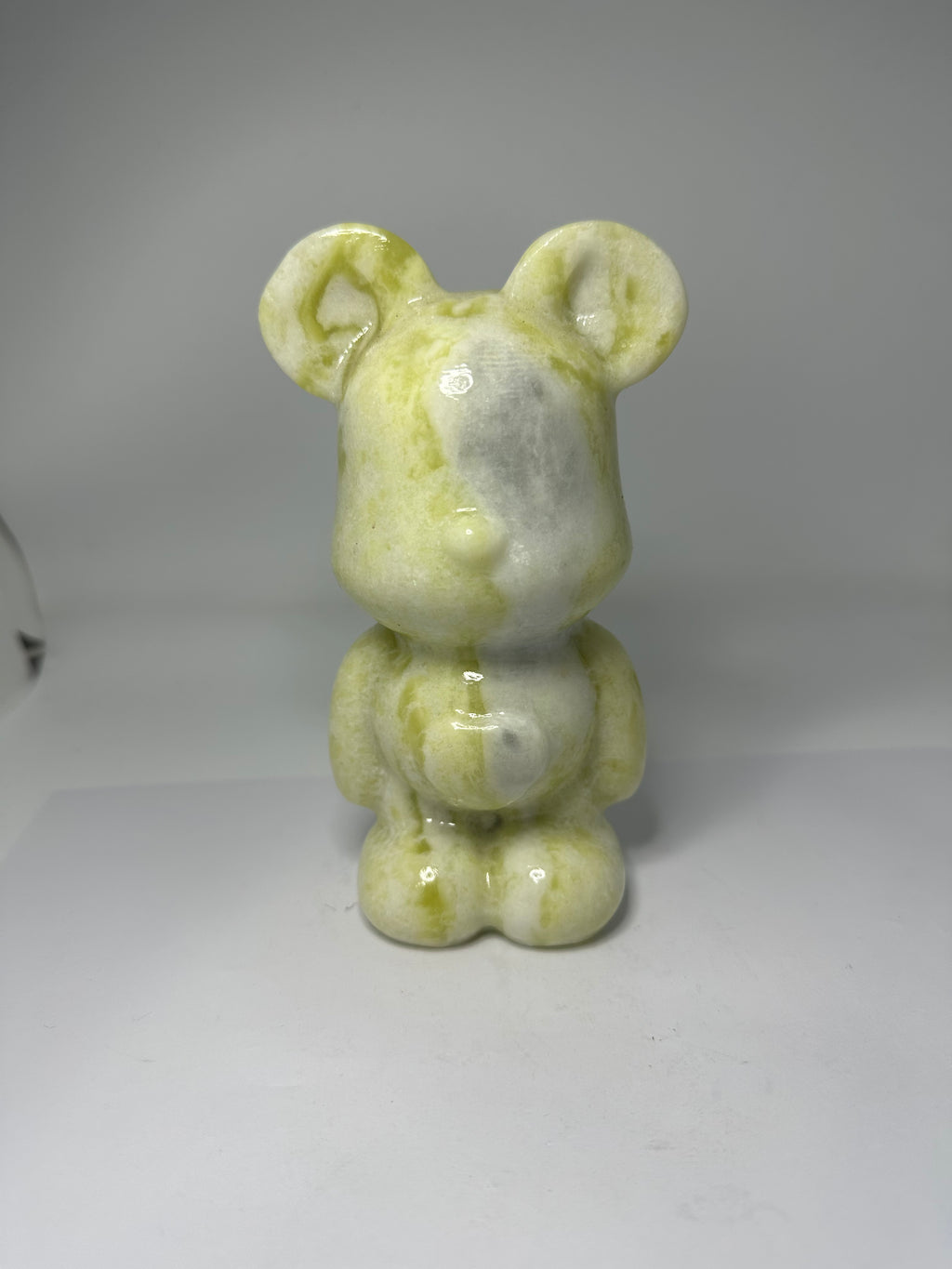 Lemon Jade Bear Carving
