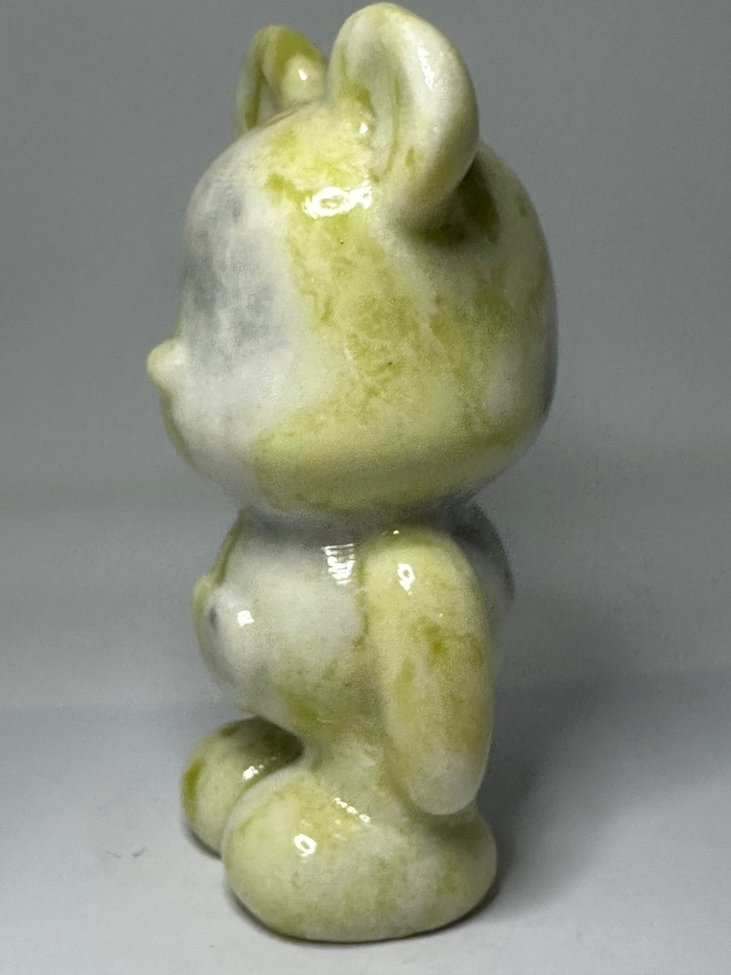 Lemon Jade Bear Carving