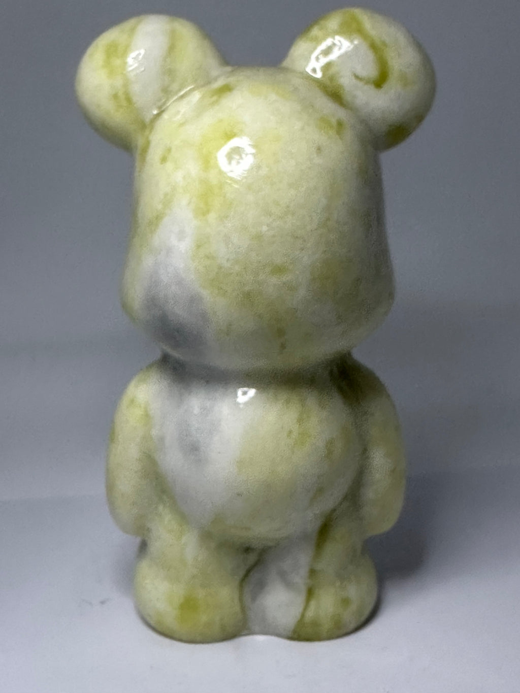 Lemon Jade Bear Carving